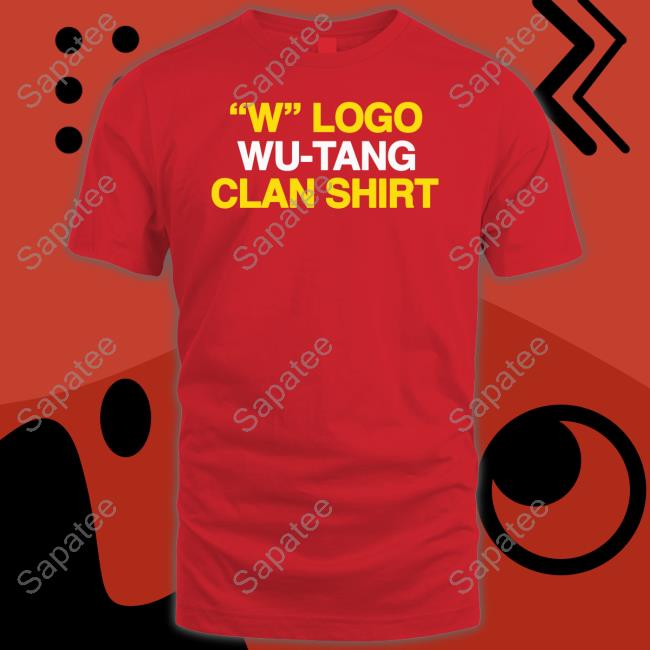 "W" Logo Wu Tang Clan Shirt Hoodied Sweatshirt